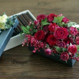 Valentine’s box　　　　　　　　　　　　1月サンプル作品のイメージ