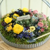Miniature garden　　　　　　　　　　3月サンプル作品のイメージ