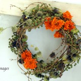 Autumn Wreath　　　　　　　9月サンプル作品のイメージ