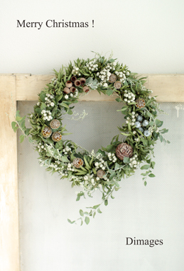 Christmas wreath 2015　　　　　11月サンプル作品(3)